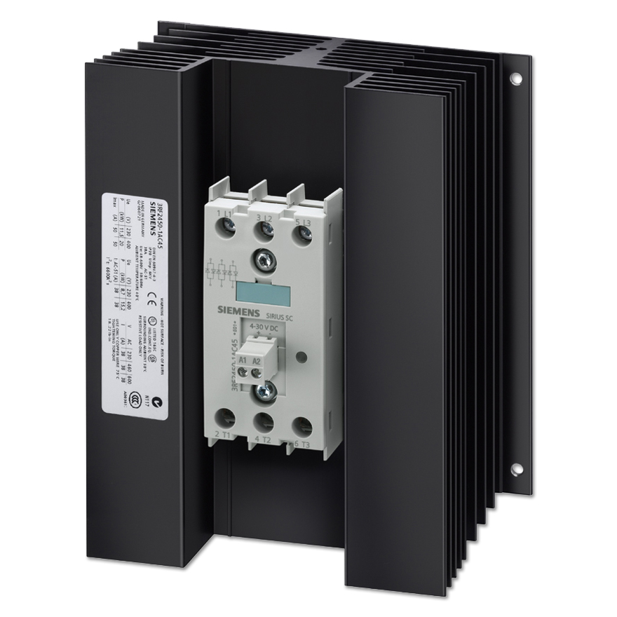 Siemens SIRIUS 3-Phase 600V 4-30VDC Input 50 Amp
Part #: 3RF2450-1AC45